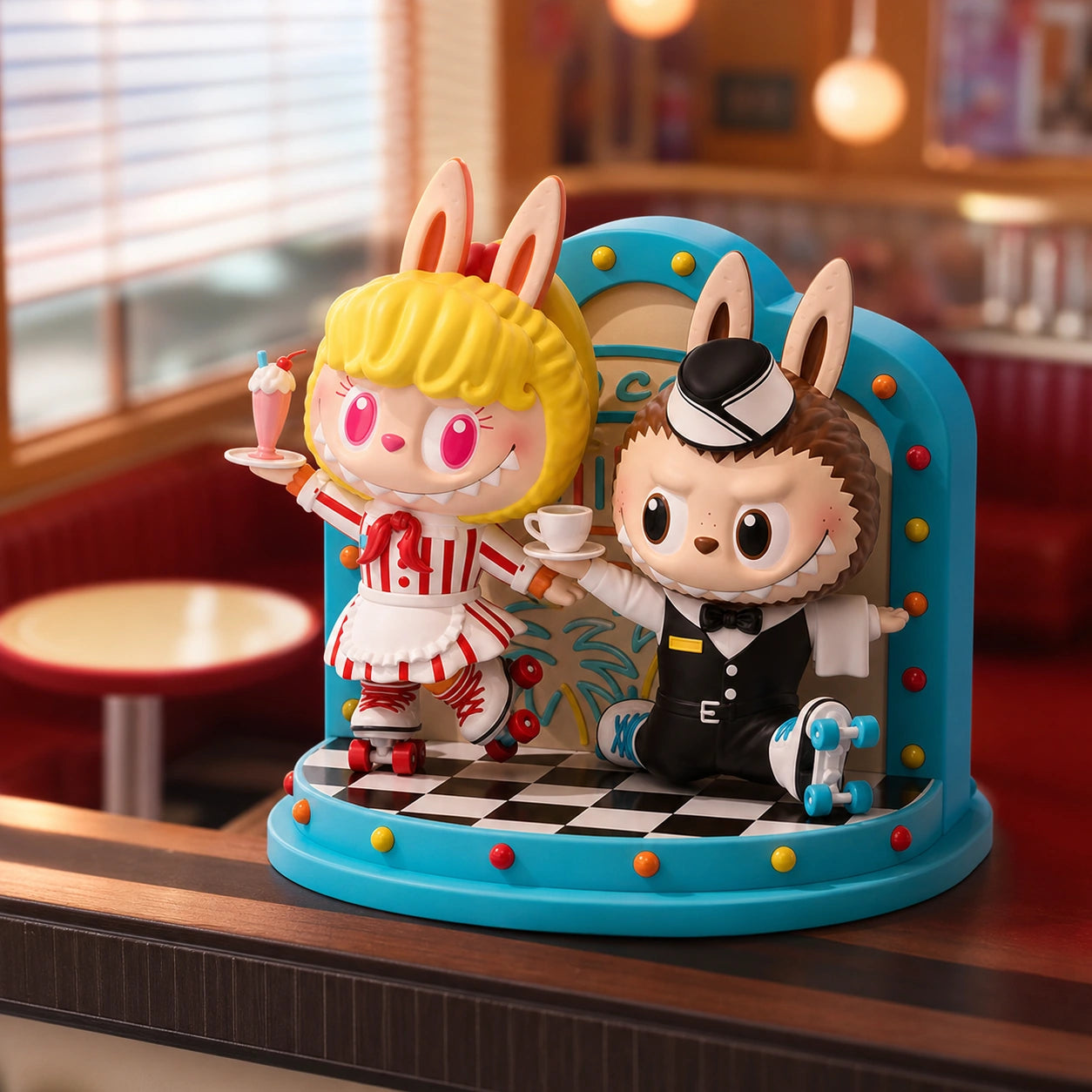 THE MONSTERS Cafeteria Figurine - Scene Context