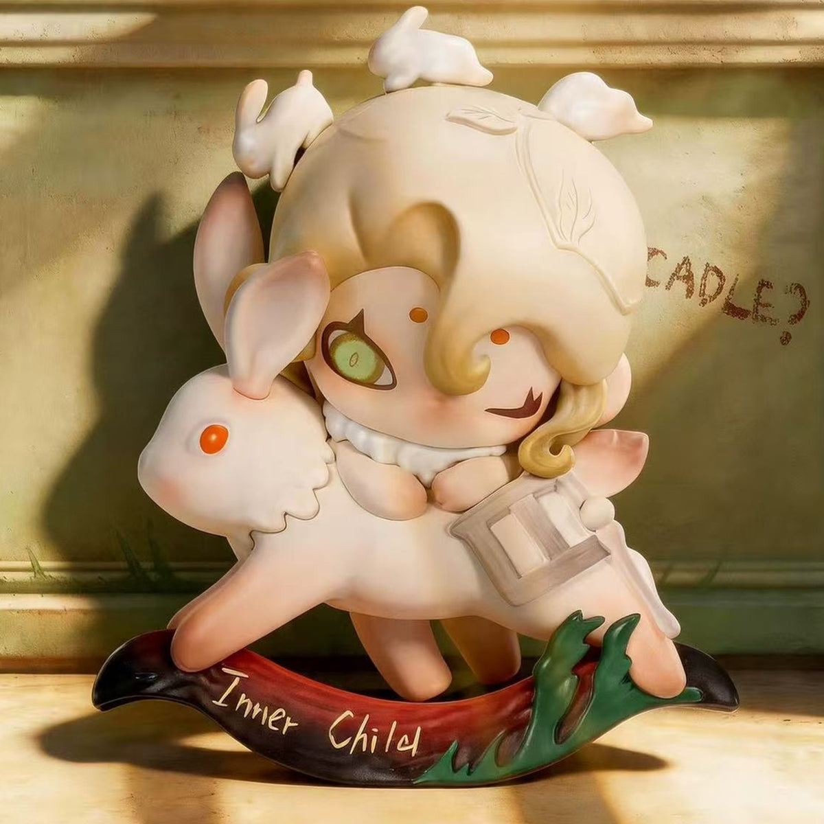 Moonin Fading Childhood Series Figure Blind Box - Complete Moonin rabbit-riding figure example; random design not guaranteed