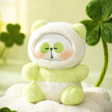 MR.PA-PAPA'S Blossom Whispers Series Composite Plush Blind Box - Green complete design example; random design not guaranteed
