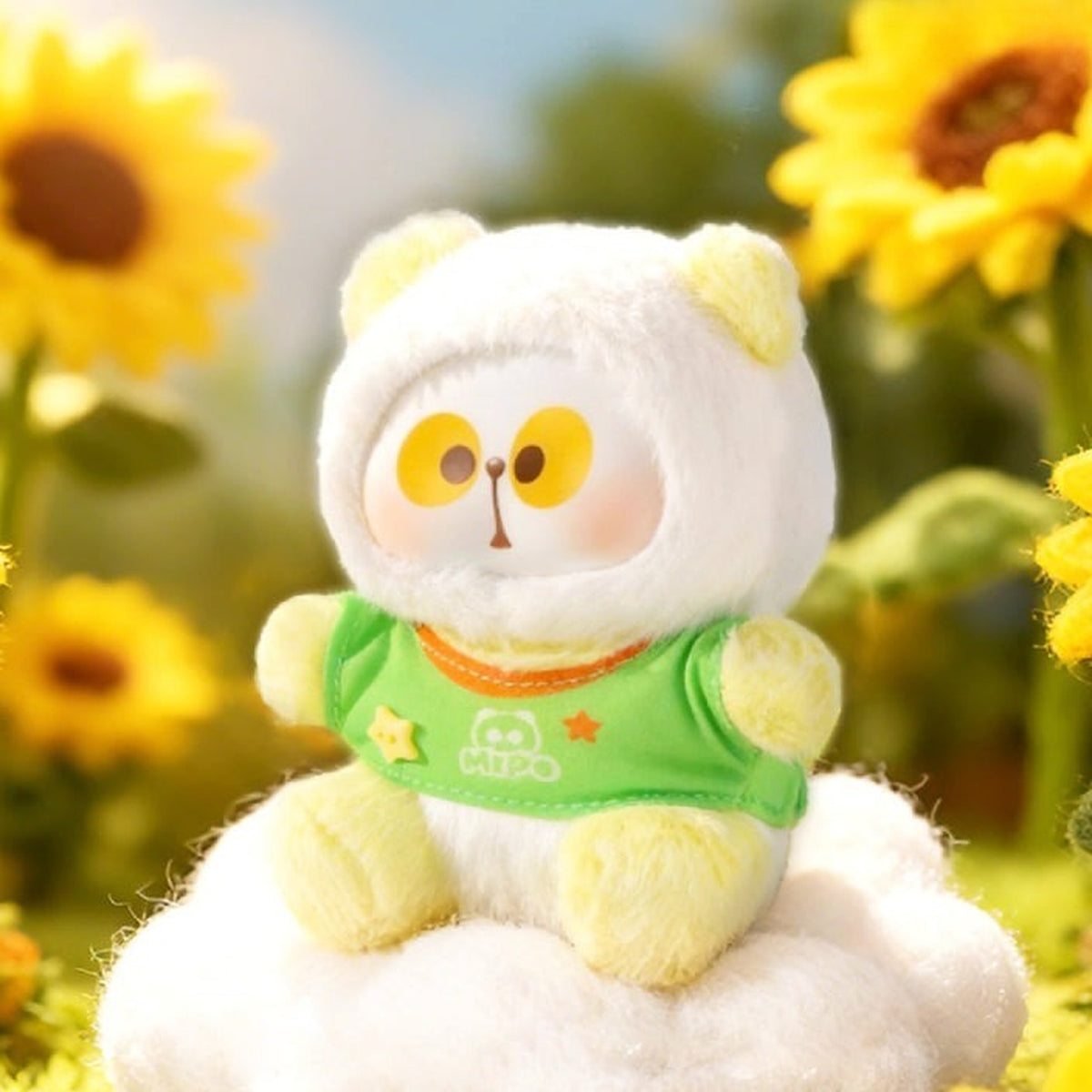 MR.PA-PAPA'S Blossom Whispers Series Composite Plush Blind Box - Yellow outfit complete design example; random design not guaranteed