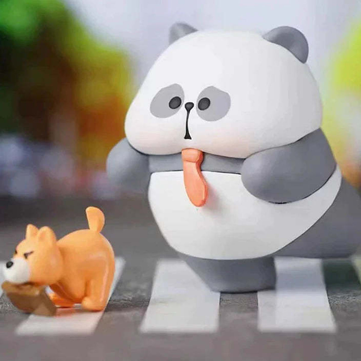 MR PA'S Working Diary Series Blind Box - Panda complete standing figure example; random design not guaranteed