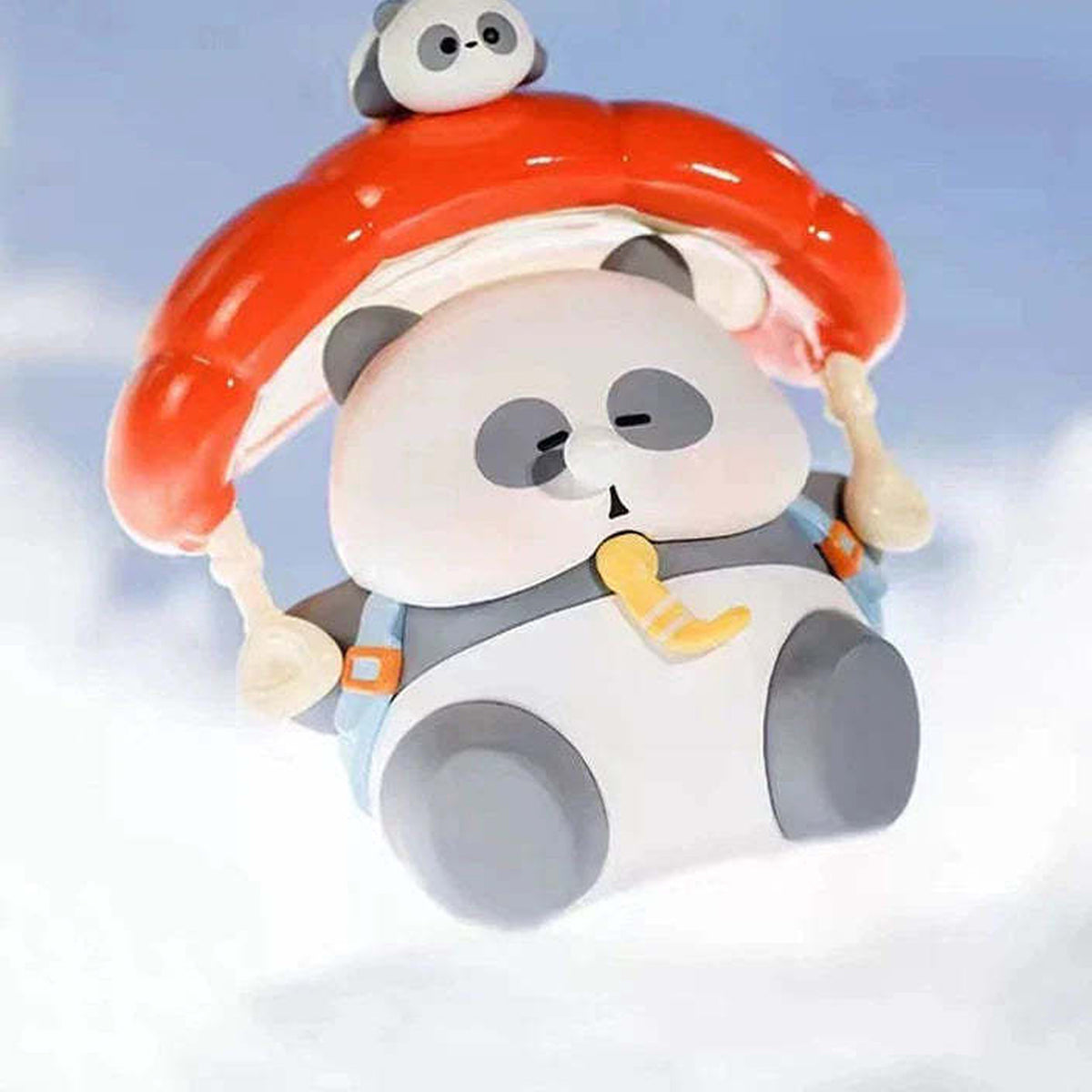 MR PA'S Working Diary Series Blind Box - Panda complete hooded figure example; random design not guaranteed