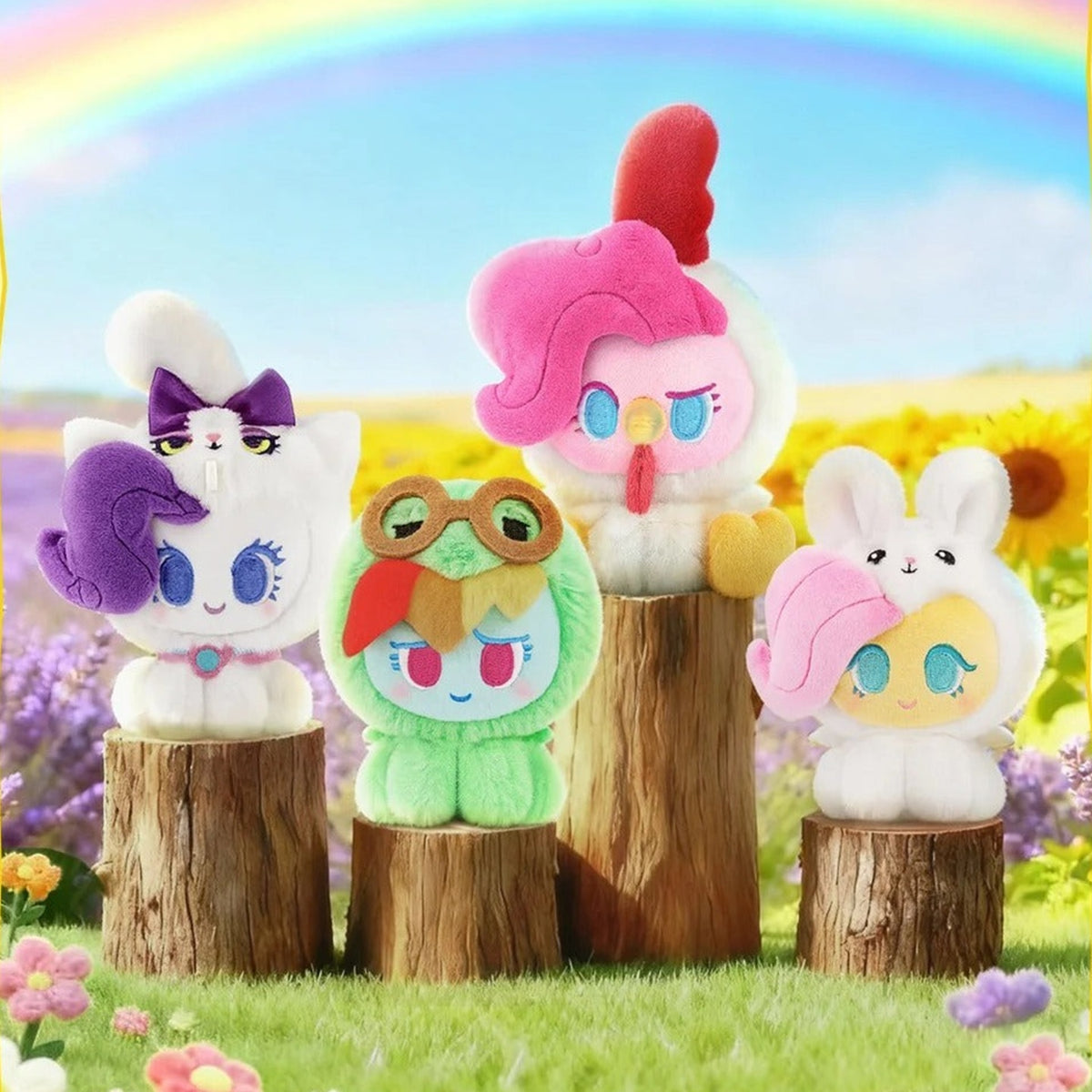 My Little Pony Fancy Pony Pets Series Plush Pendant Blind Box - Complete pony plush comparison with cat, turtle, parrot and rabbit-style hoods; random design not guaranteed