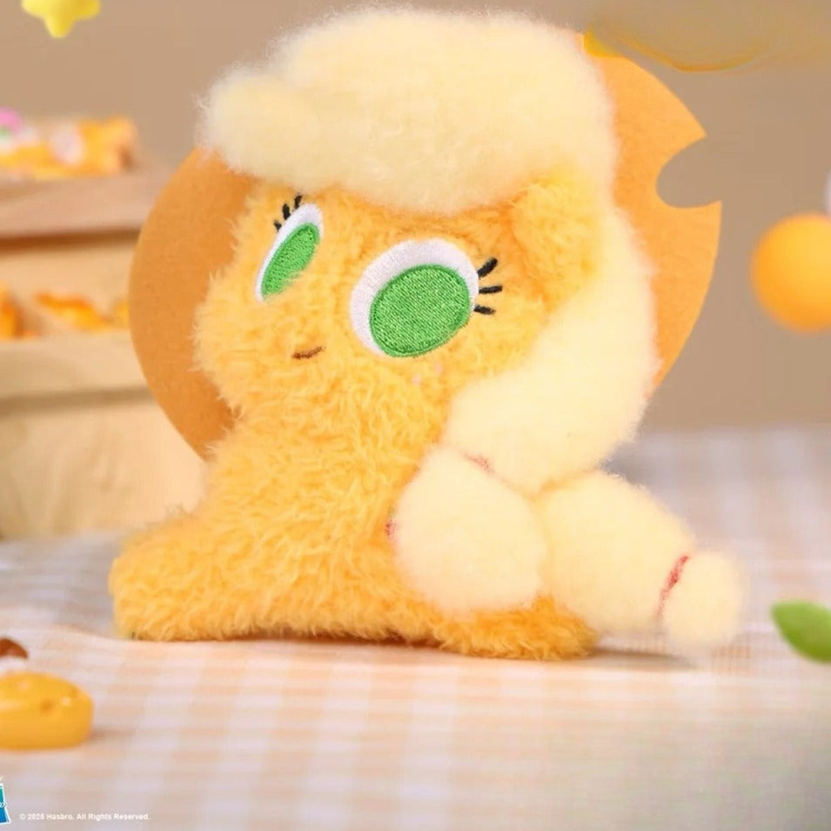 My Little Pony Fluffy Pony Series Plush Blind Box - Complete yellow and orange pony plush example; random design not guaranteed