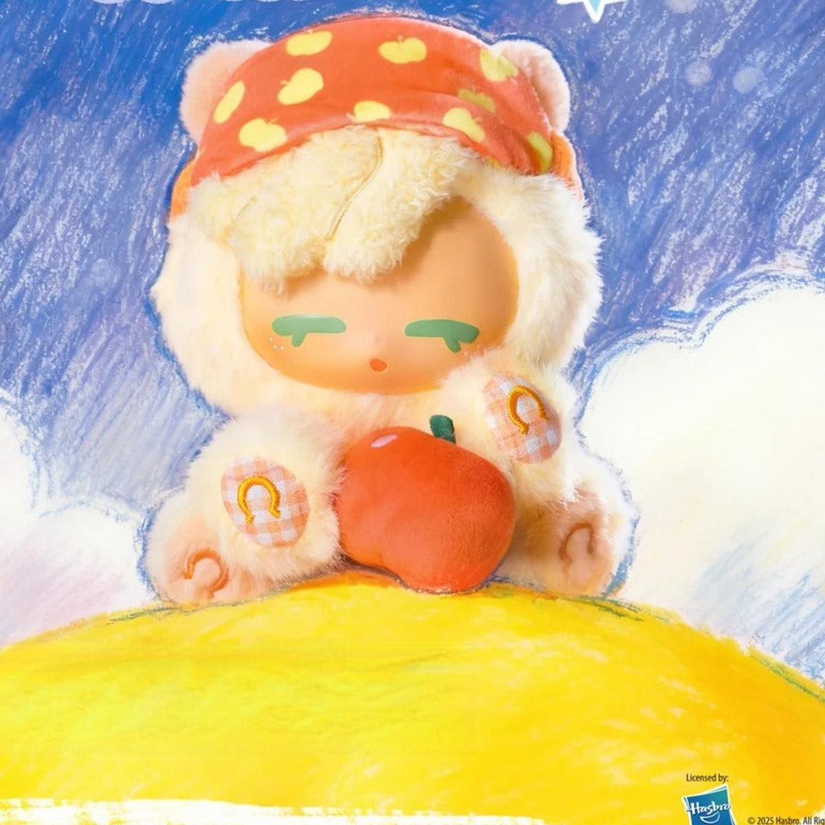 My Little Pony Good Night And Sweet Dreams Series Plush Blind Box - Orange seated design example; random design not guaranteed