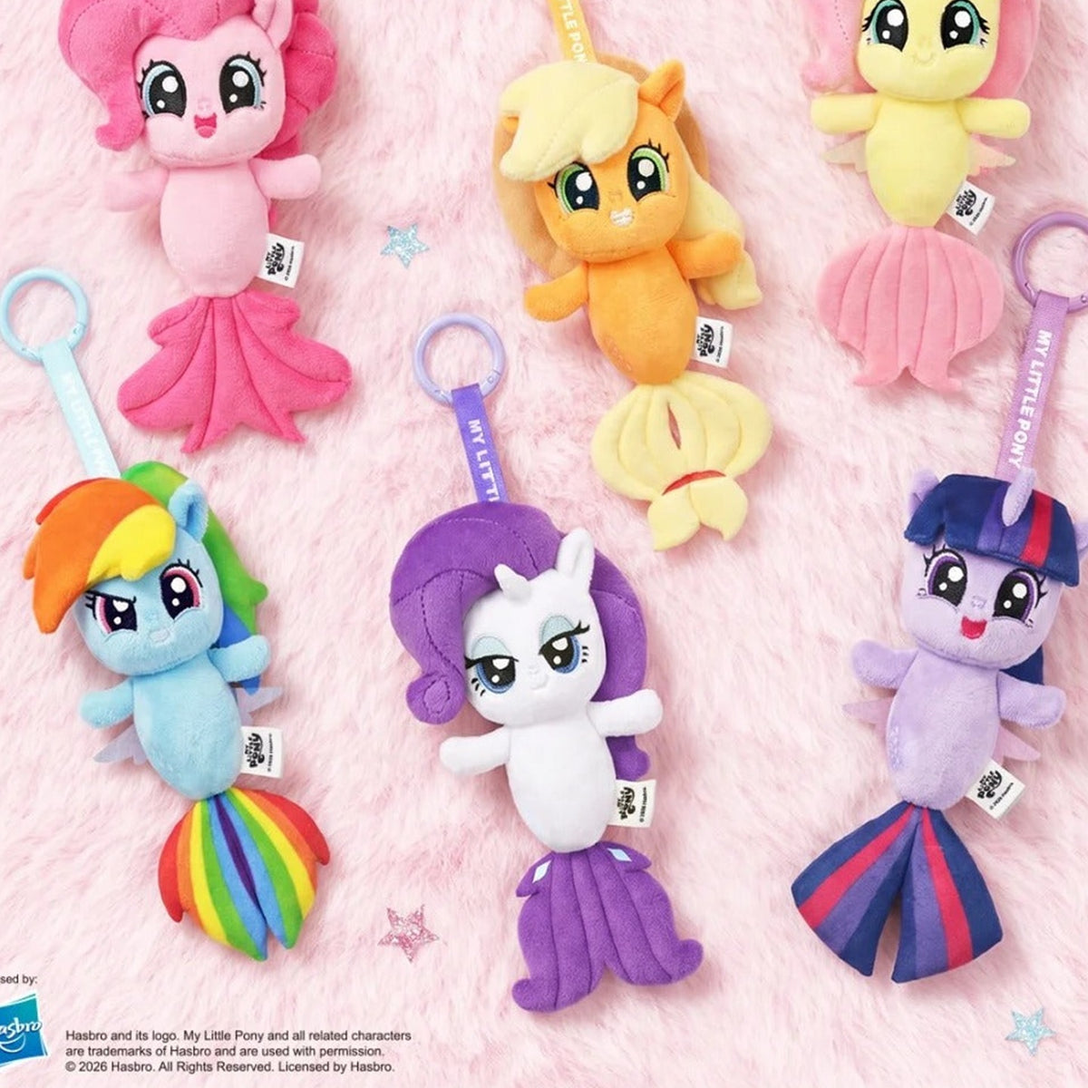 My Little Pony Mermaid Ponies V1 Series Plush Pendant Blind Box — G1 | KikiBuddies