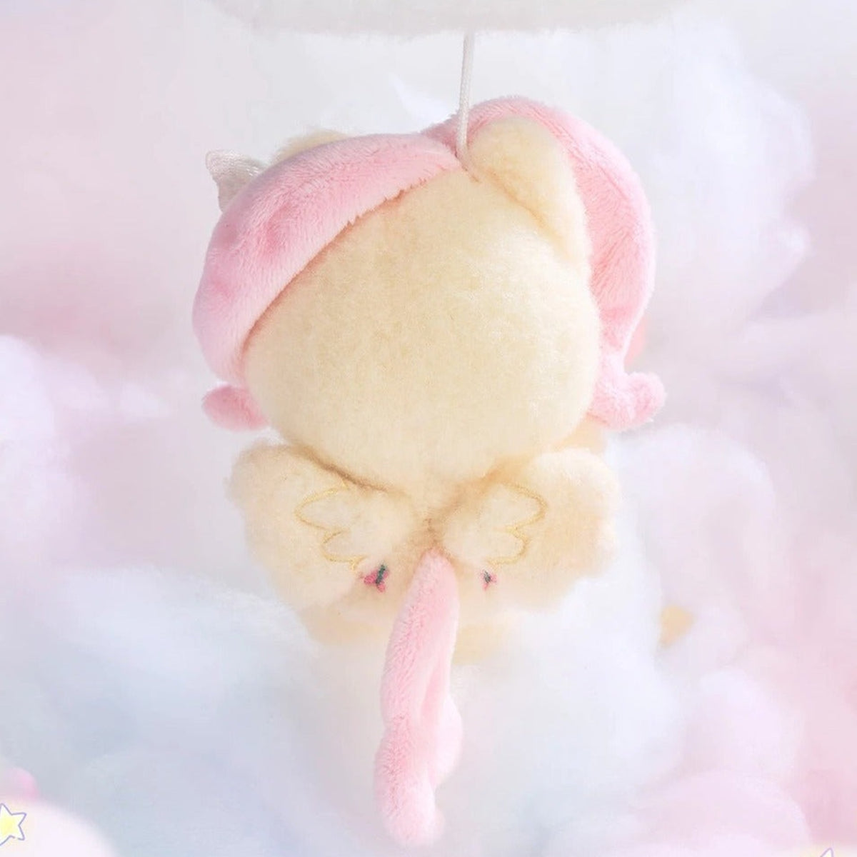 My Little Pony Star Wish Party Cloud Music Box Series Plush Pendant - Fluttershy rear detail; quantity follows selected option