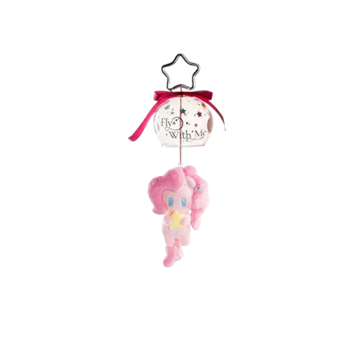 My Little Pony Star Wish Wind Chime Series Plush Pendant - Pinkie Pie complete wind-chime pendant; quantity follows selected option