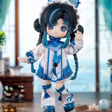NAGI Cloud Ruins Chronicle Series Action Figures BJD Blind Box - Blue outfit design detail; random design not guaranteed