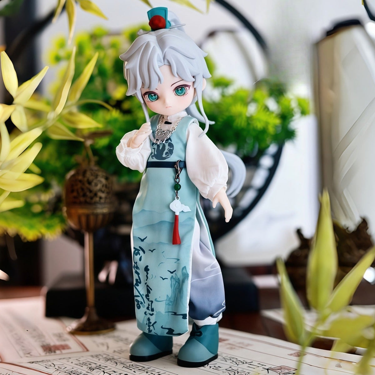 NAGI Windrider Serenade Series 1/12 Action Figure MJD Blind Box - Pale-blue outfit design example; random design not guaranteed