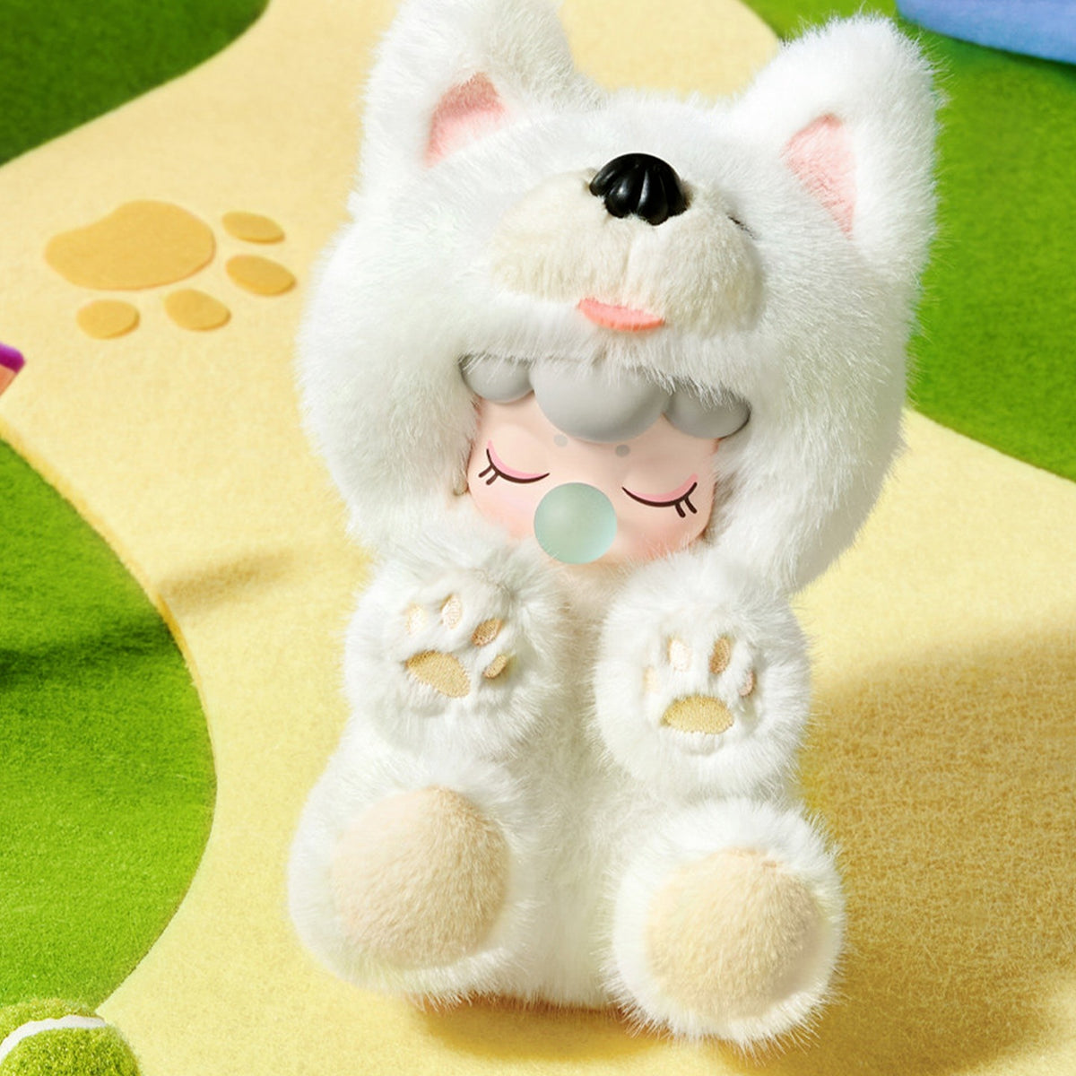 Nanci Puppy Club: Samoyed white Puppy Club plush doll design