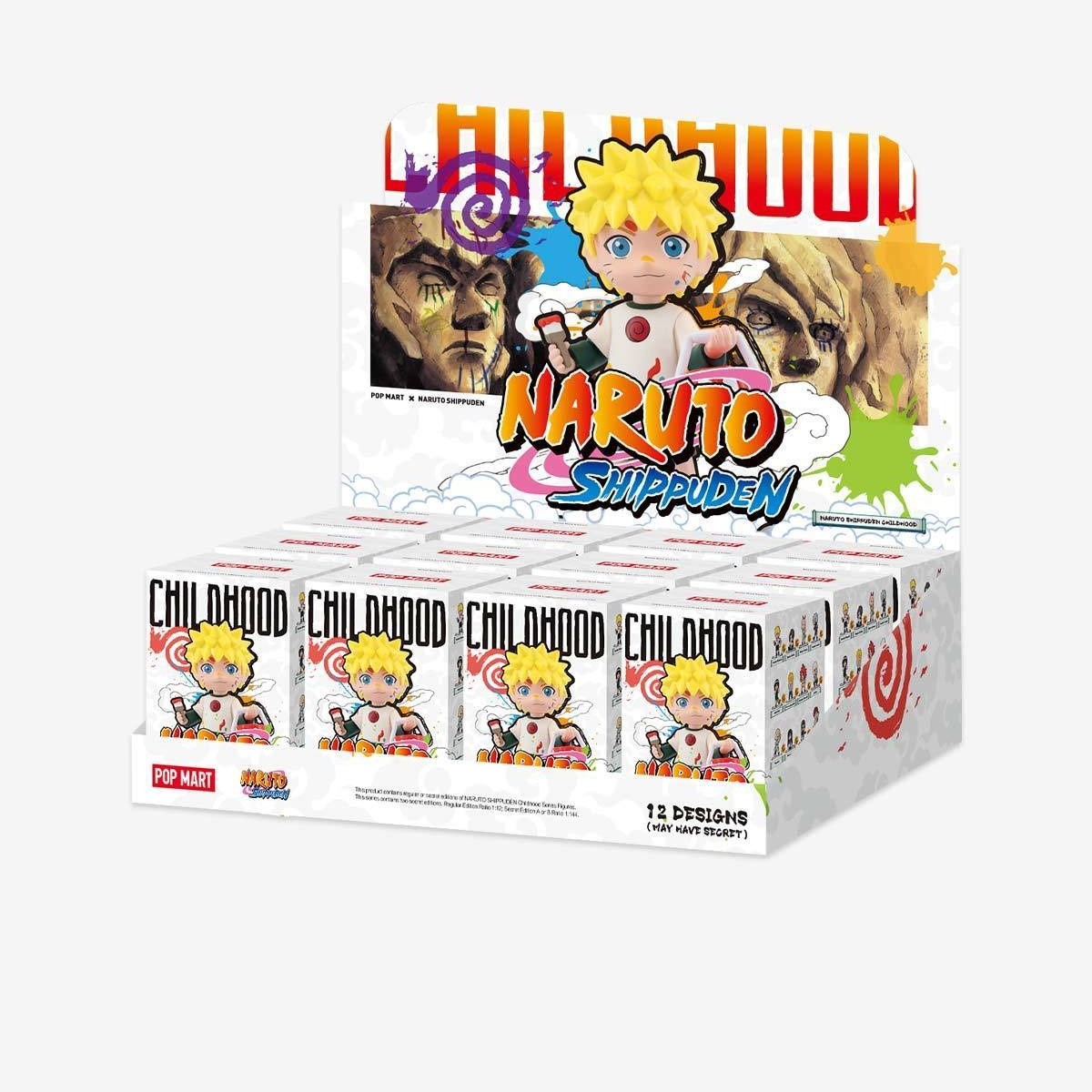 Naruto Shippuden Childhood blind box series - full set display packaging for twelve blind boxes