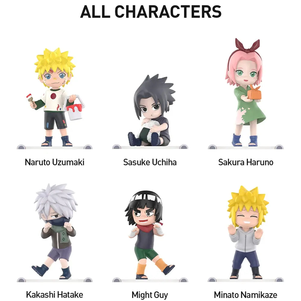 NARUTO SHIPPUDEN Childhood Series Figures 8-10cm - front view | KikiBuddies