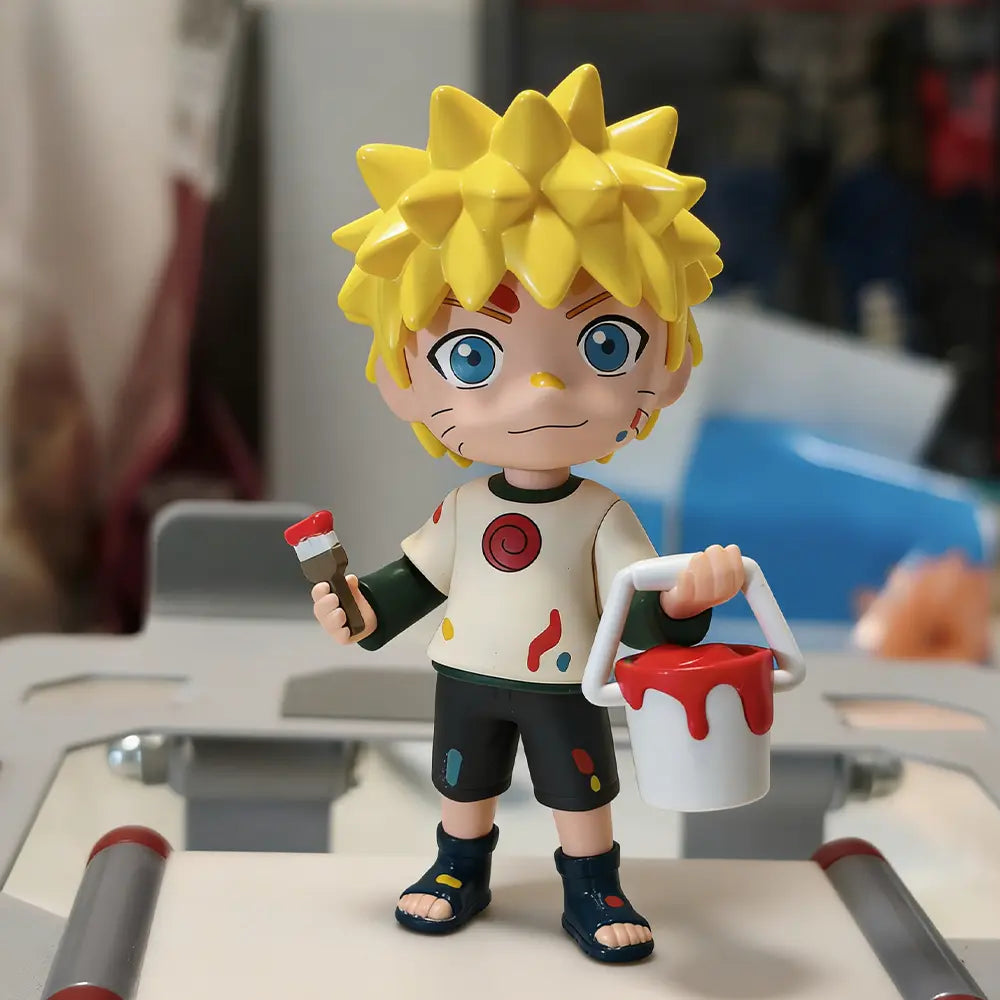 NARUTO SHIPPUDEN Childhood Series Figures 8-10cm - lifestyle scene | KikiBuddies