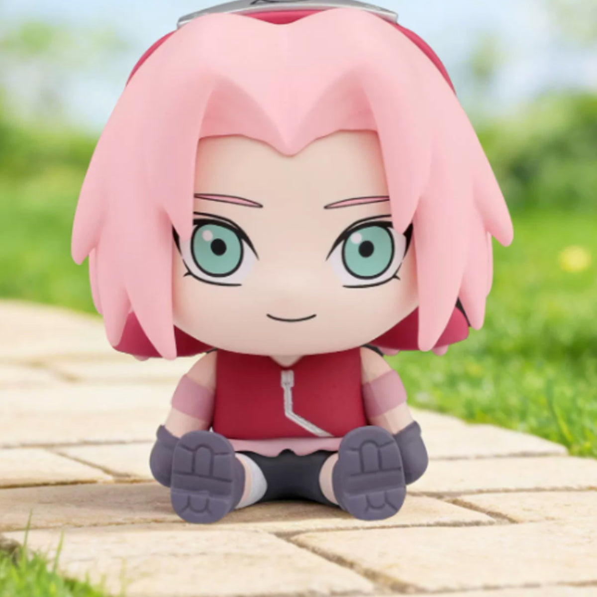 Naruto Shippuden Sit And Snuggle Series Figure Blind Box - Complete Sakura seated figure example; random design not guaranteed