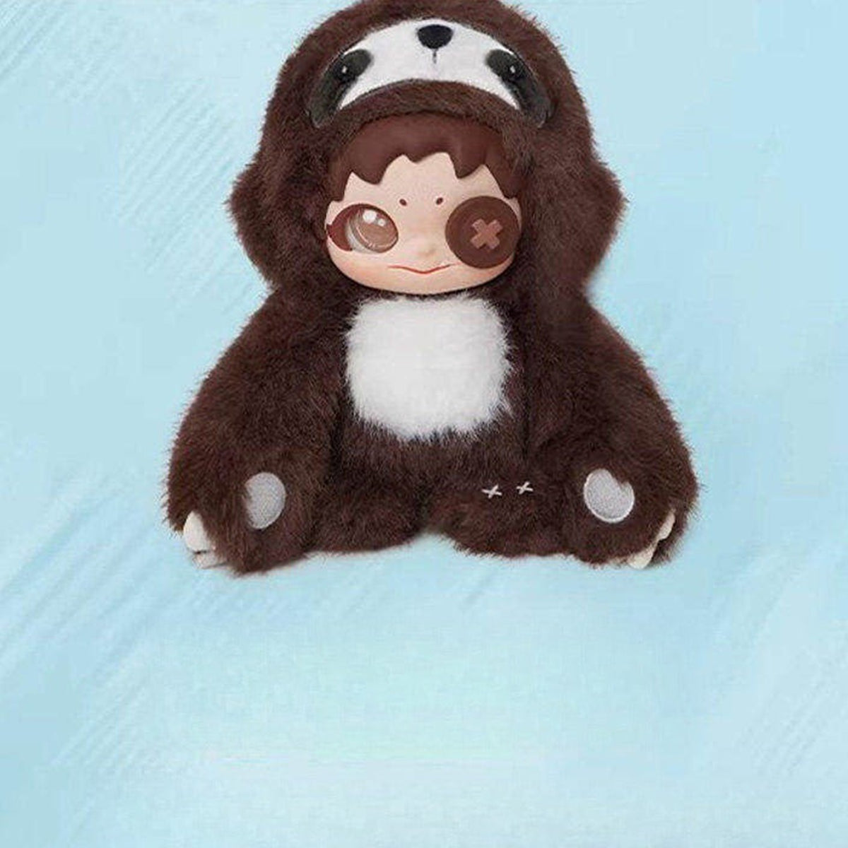 Natural High Family Zoo Series Plush Blind Box - Brown hood design detail; random design not guaranteed