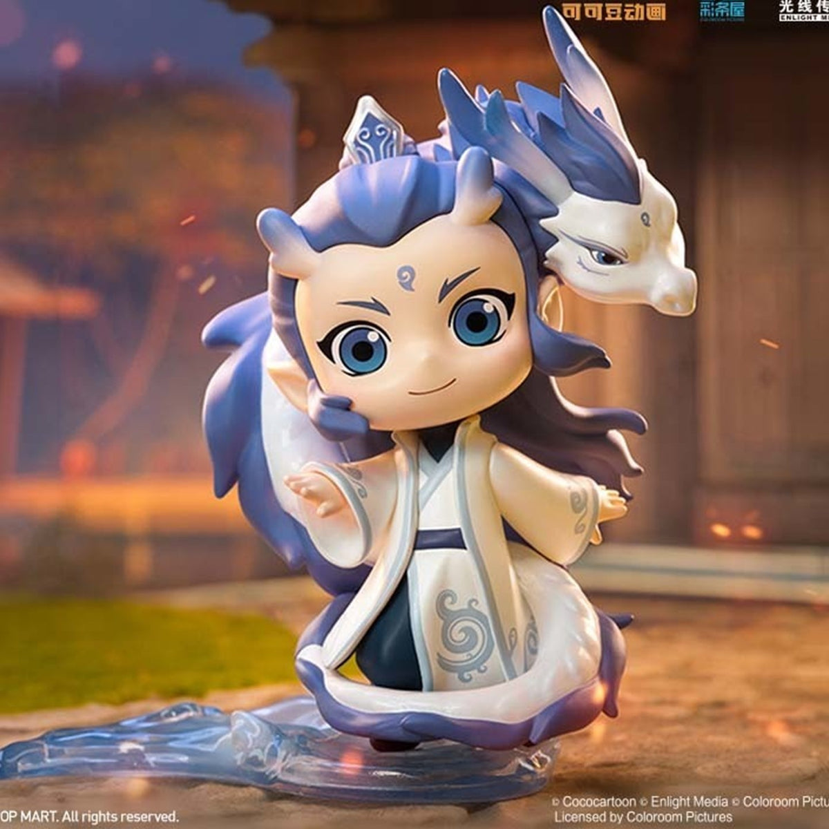 Ne Zha 2 Tianshengjiban figure blind-box series: Hand in Hand Ao Bing figure scene; possible random design