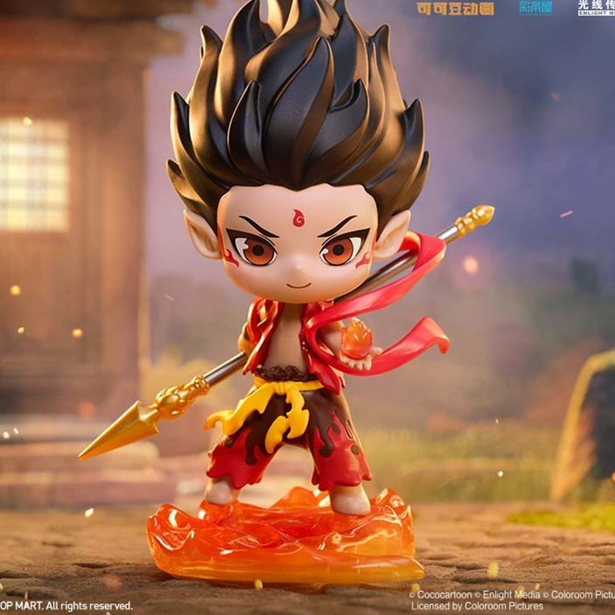 Ne Zha 2 Tianshengjiban figure blind-box series: Hand in Hand Nezha figure scene; possible random design
