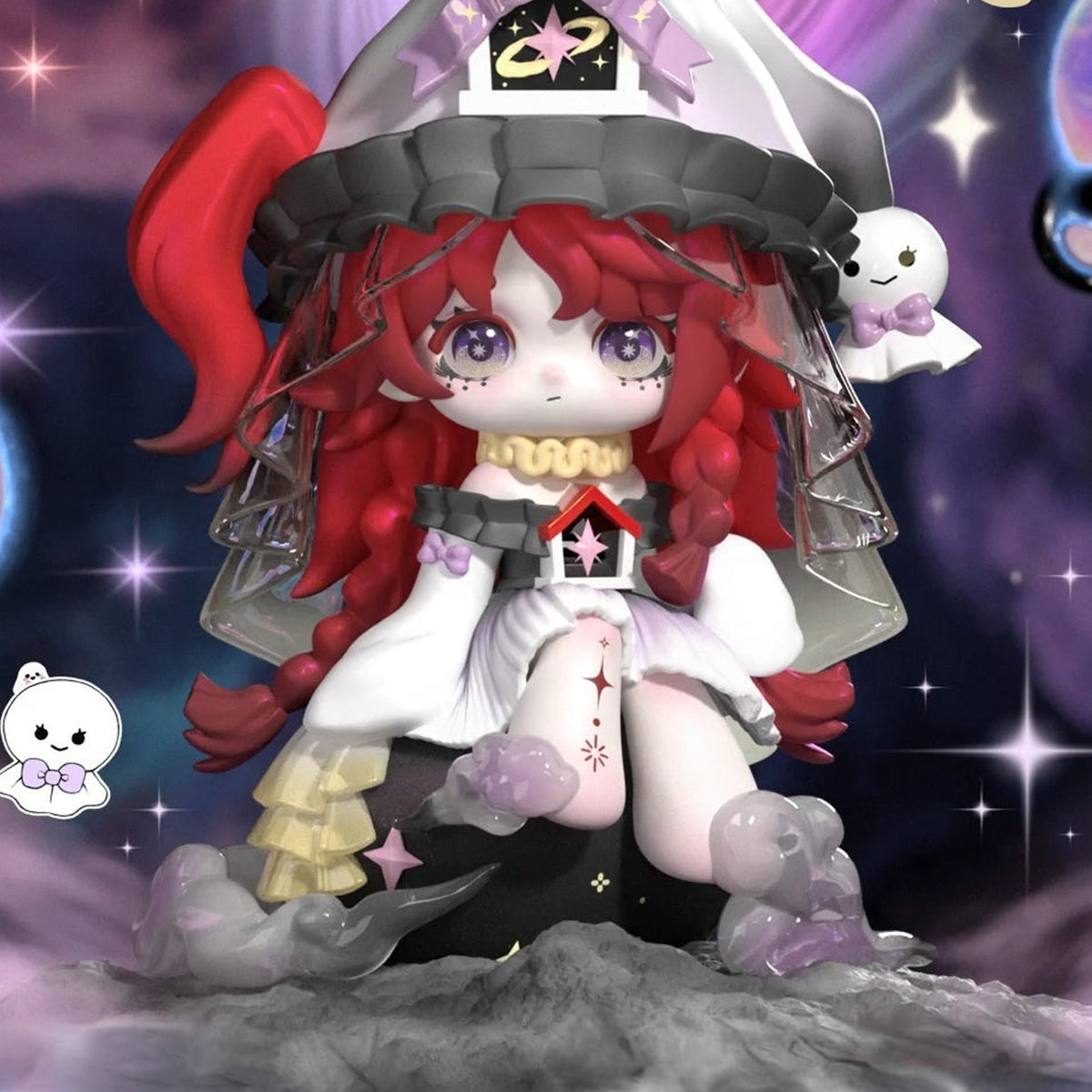 NINITA Witch Revelation Series Figure Blind Box - Red-haired witch figure detail with upper hat cropped; random design not guaranteed