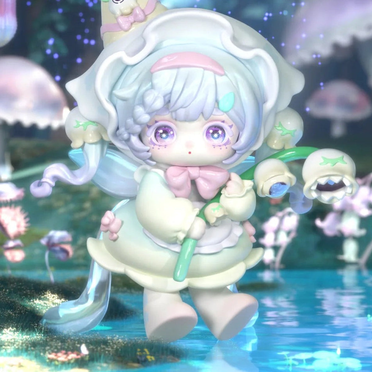 NINITA Witch Revelation Series Figure Blind Box - Blue-haired witch figure detail with upper hat cropped; random design not guaranteed