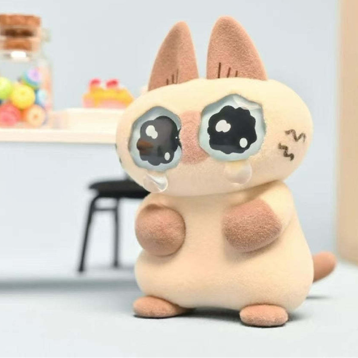Nobeko Azukisan's Daily Life Series 2 Blind Box - Tearful cat complete design example; random design not guaranteed