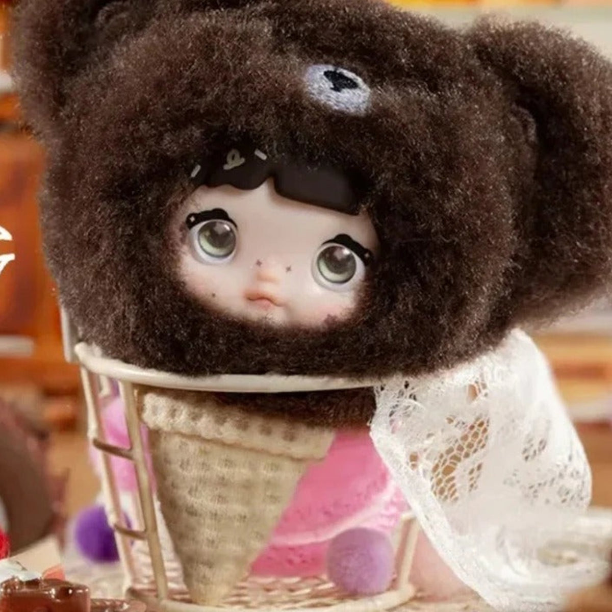 Nommi Glutinous Rice 100% Sweetness Series Plush Blind Box - Brown Glutinous Rice plush example; illustrative series image, contents depend on selected purchase option