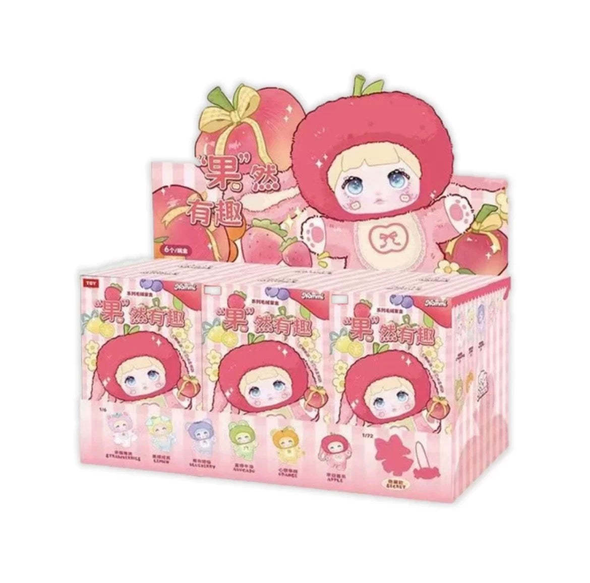 NOMMI Interesting Fruits - 1 set 6 boxes original product view | KikiBuddies