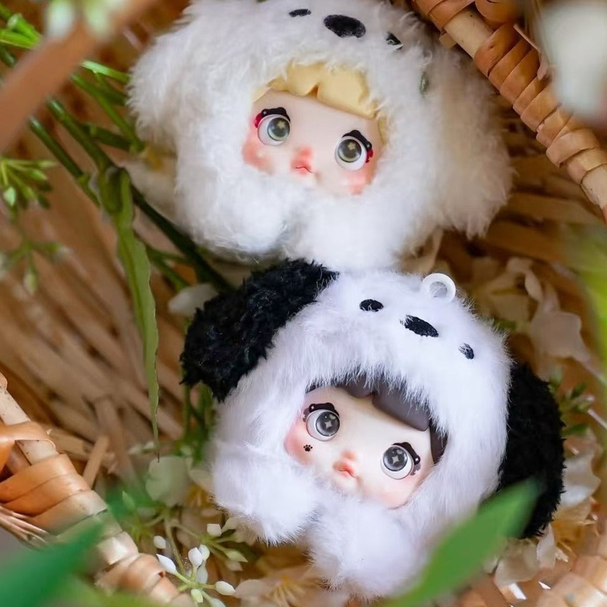 Nommi V4 MIBAO Series Plush Dolls, Blind Box - White and black MIBAO plush examples; illustrative series image, contents depend on selected purchase option