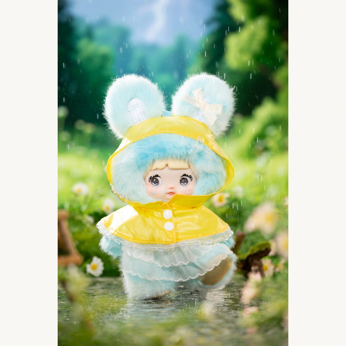 NOMMI Weather Forecast DRIZZLE confirmed design, complete front view in original natural scene