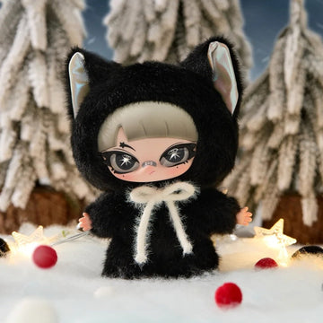 NONOVA Twin Dream Forest Series Plush Blind Box - Black outfit design example; random design not guaranteed
