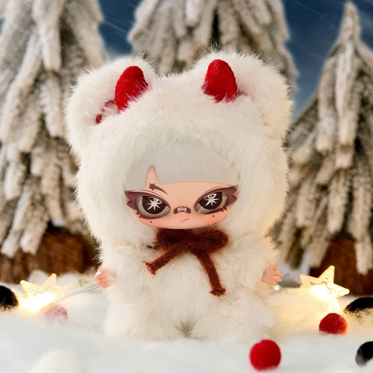 NONOVA Twin Dream Forest Series Plush Blind Box - White outfit design example; random design not guaranteed
