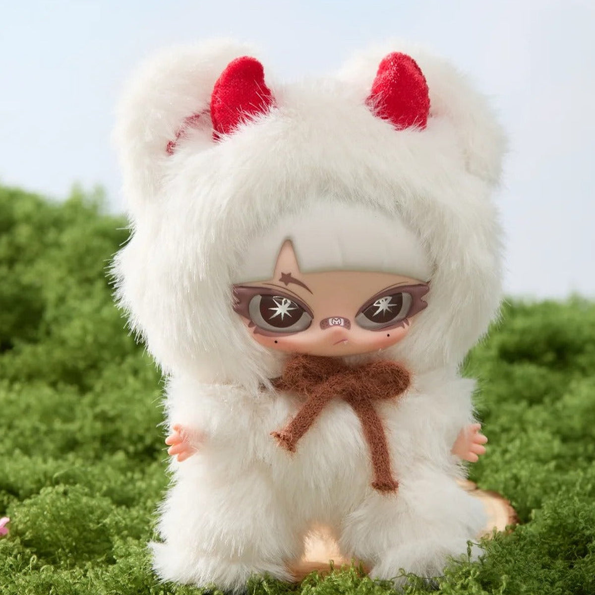 NONOVA Twin Dream Forest Series Plush Blind Box - White outfit outdoor design example; random design not guaranteed