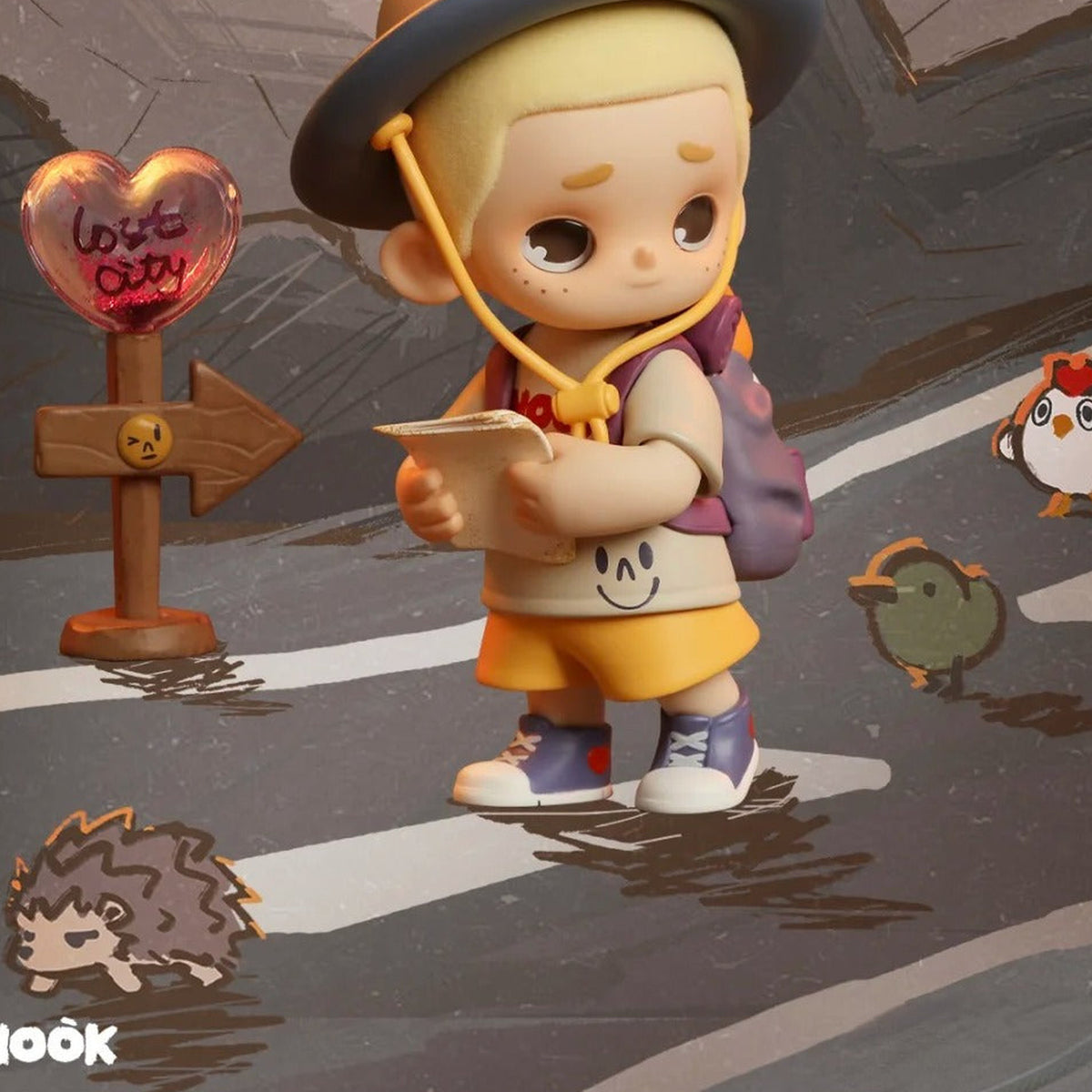 Nook Quest For The Heart Series Figure Blind Box - Hat and notebook design example; random design not guaranteed