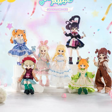 Normal Puppy Colorful Wardrobe Series 1/12 BJD Blind Box - Series design overview; random design not guaranteed