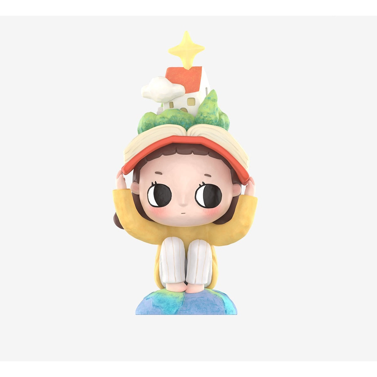 Nyota We Are All Stars blind box series - Fable Star design example, complete front view with storybook hat