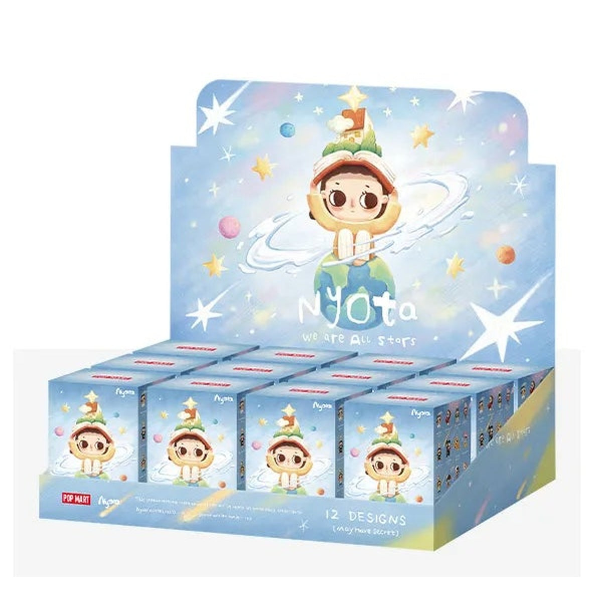 Nyota We Are All Stars blind box series - full set display packaging for twelve blind boxes