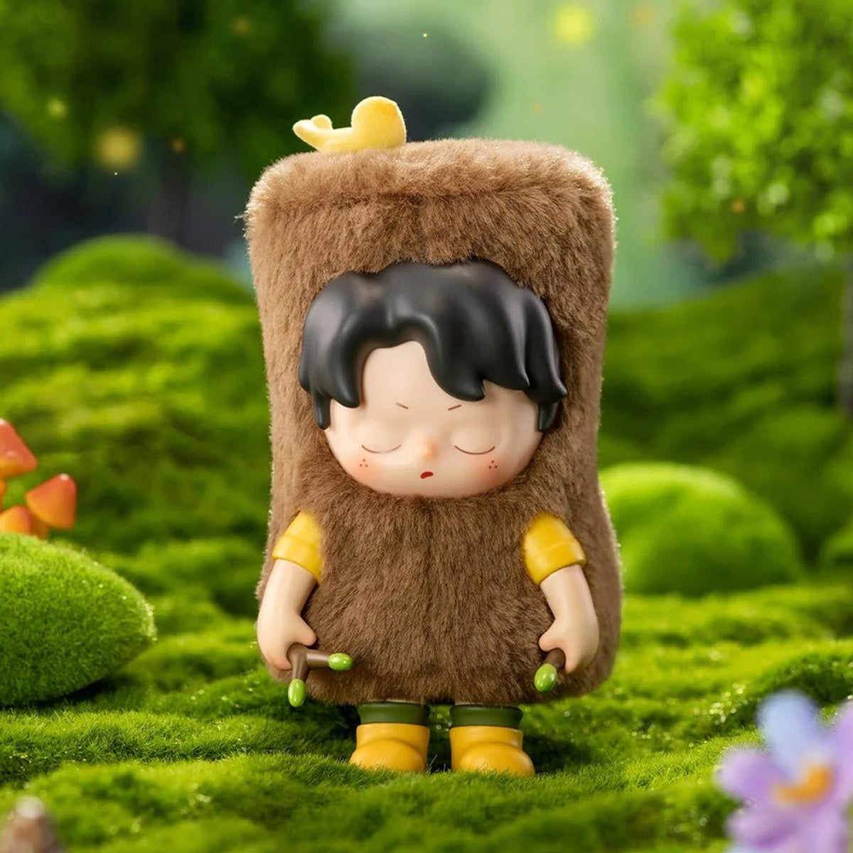 OHKU Hidden In His Own Corner Series Plush Blind Box - Tree design example; random design not guaranteed