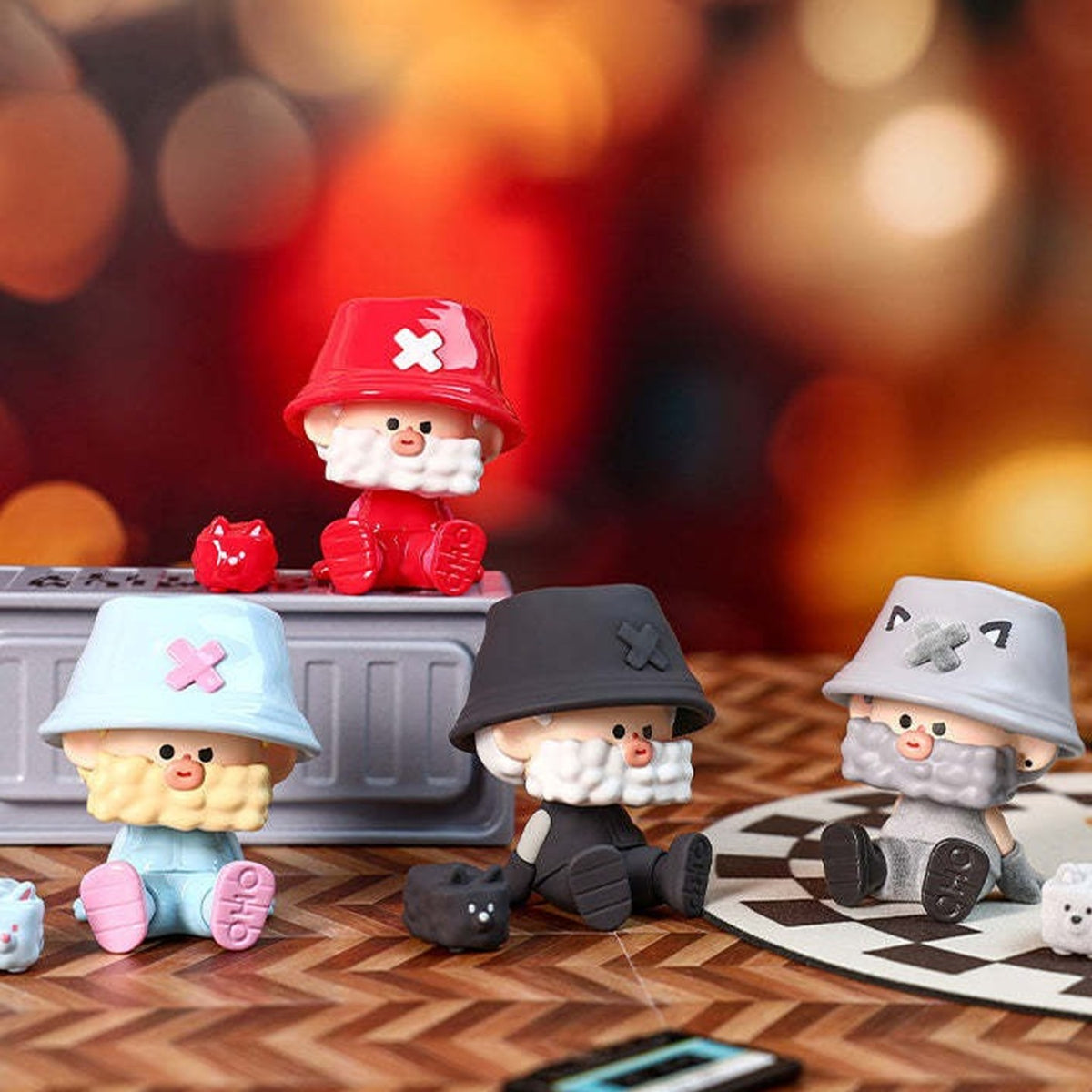 OHO Colorful Series Mini Figures, Blind Box - Additional OHO color and pose examples; illustrative series image, contents depend on selected purchase option