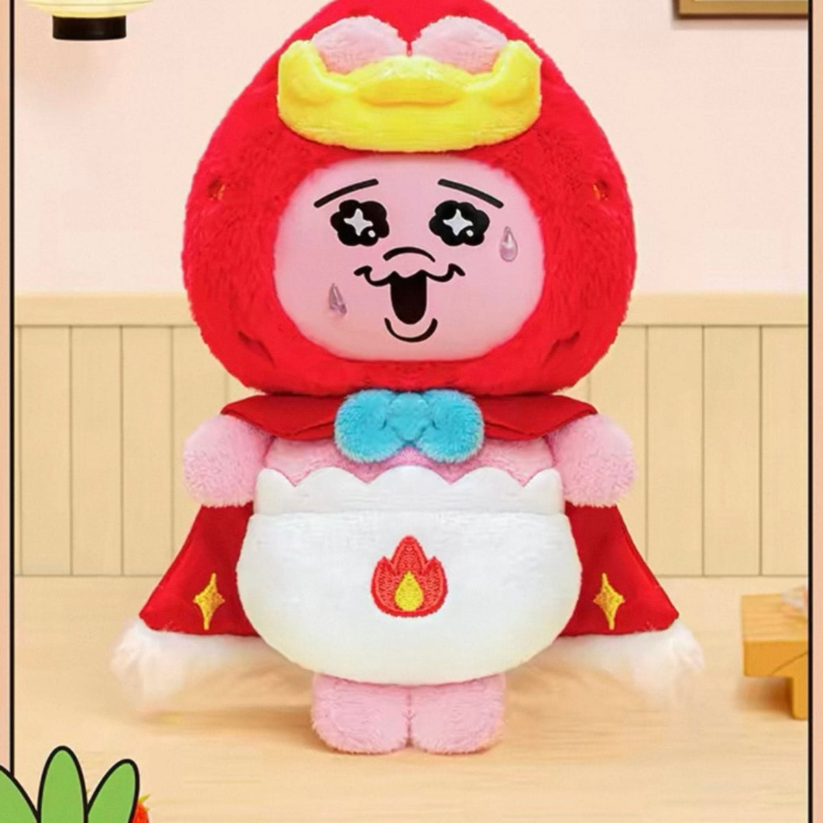 Opanchu Usagi Fantastic Restaurant Series Plush Pendant Blind Box - Complete red plush pendant example; random design not guaranteed