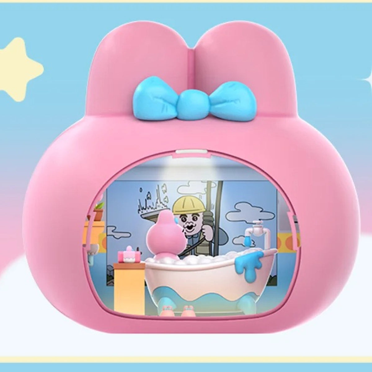 Opanchu Usagi Wonderful Everyday Series Assembly Scene Figure Blind Box - Bath scene design example; random design not guaranteed