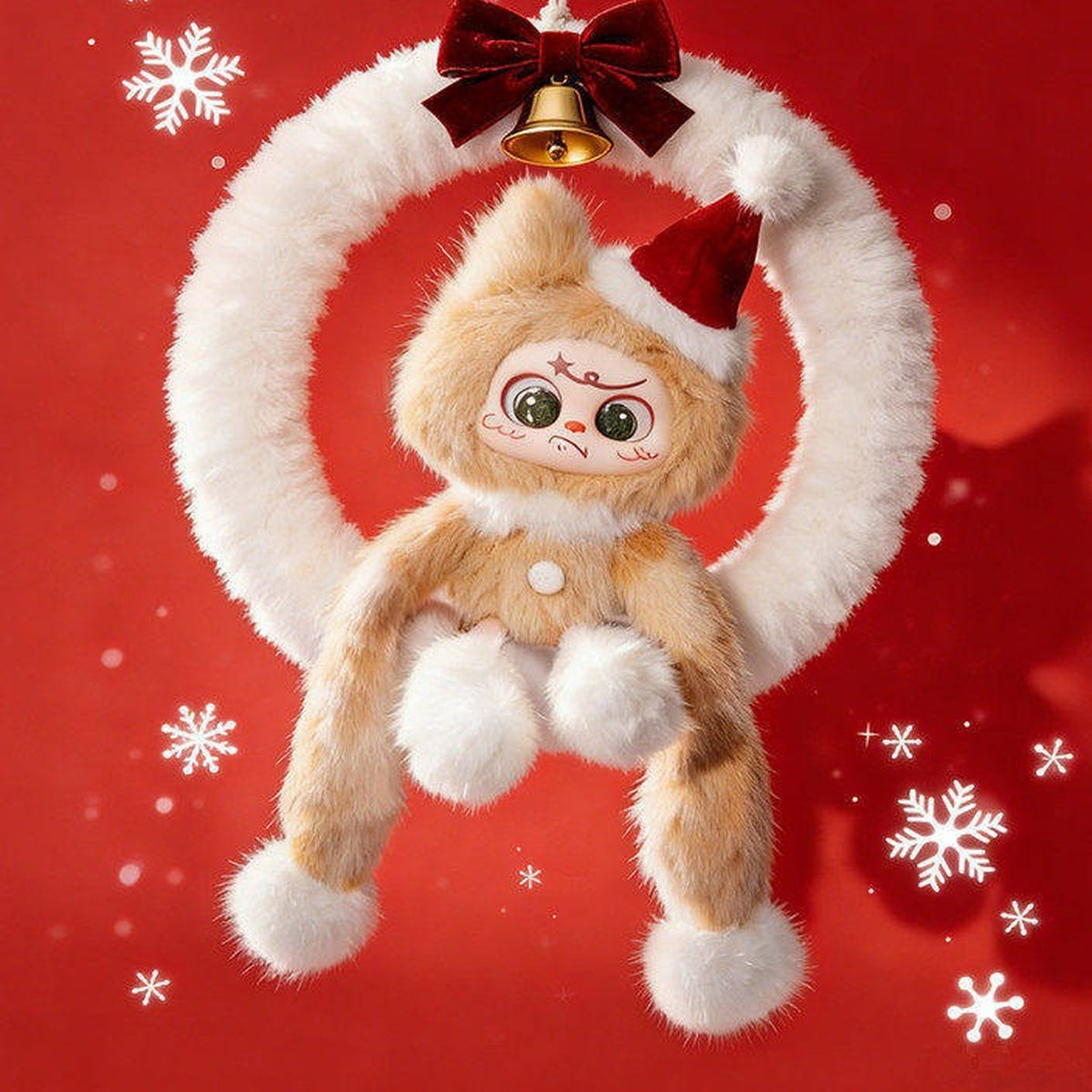 OPP'S! So Weirdly Cute! Series Plush Pendant Blind Box - Complete white plush pendant example; random design not guaranteed
