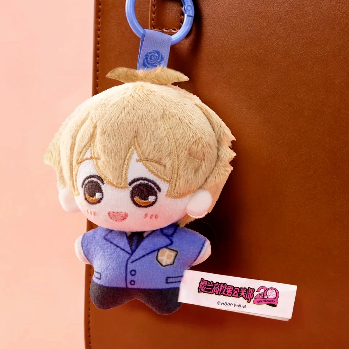Ouran High School Host Club Beckoning Series Plush Pendant Blind Box - Complete blond Ouran plush pendant body example; random design not guaranteed