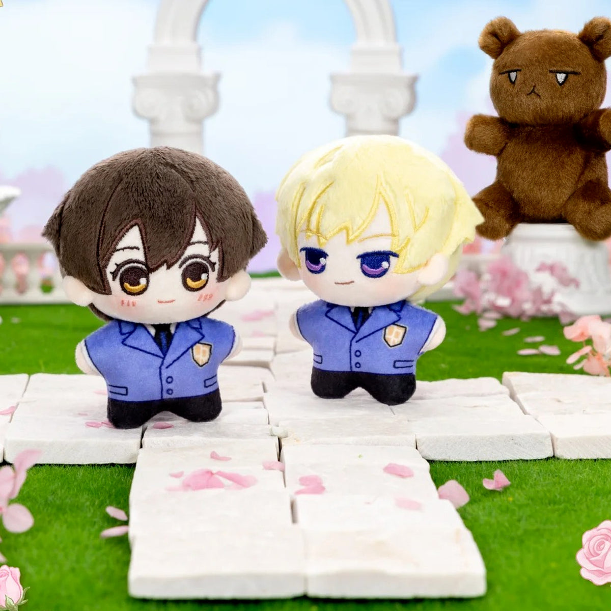 Ouran High School Host Club Beckoning Series Plush Pendant Blind Box - Complete Ouran plush pendant pair body examples; random design not guaranteed
