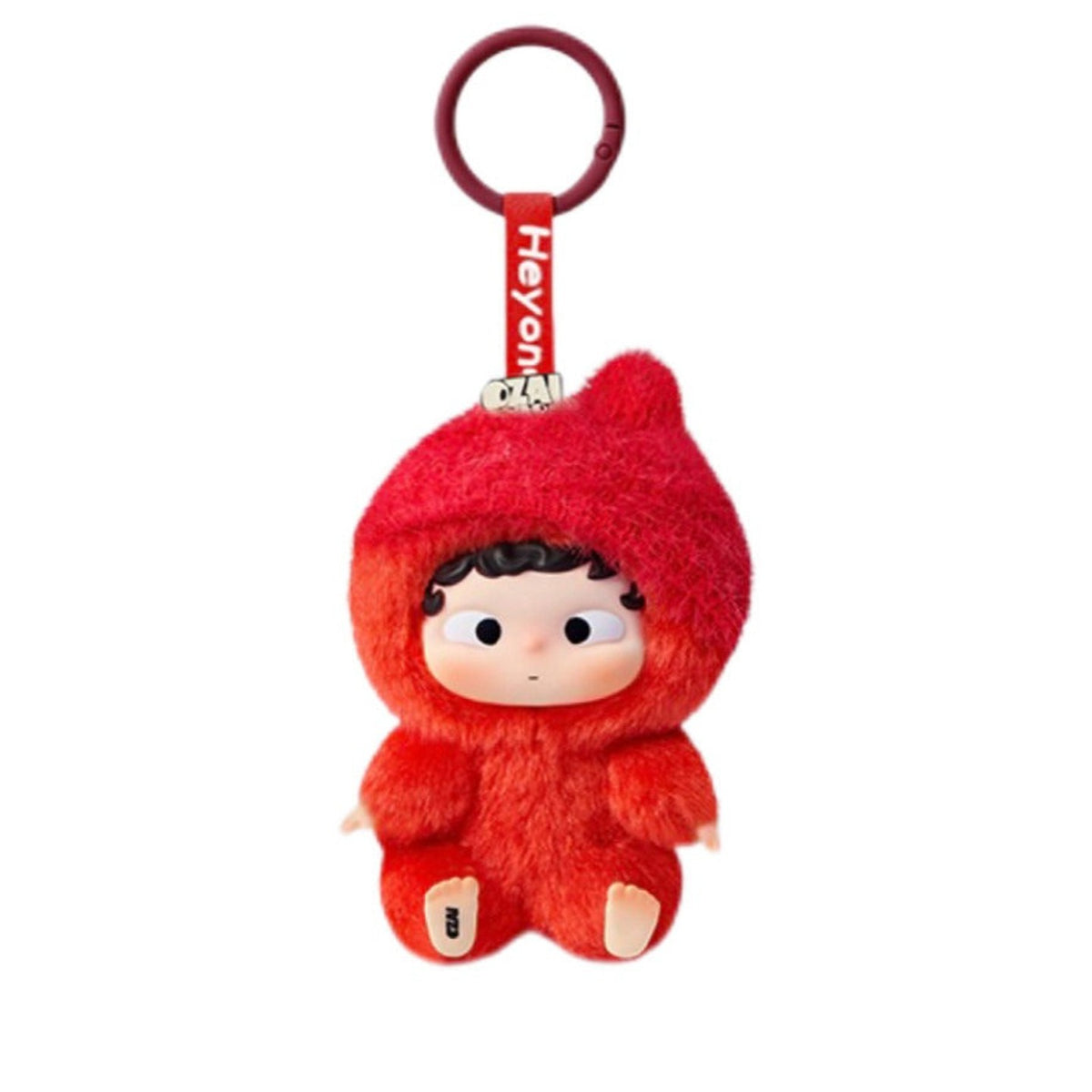 OZAI First Floating Bottle Series Mini Plush Blind Box - Red hanging plush complete design example; random design not guaranteed