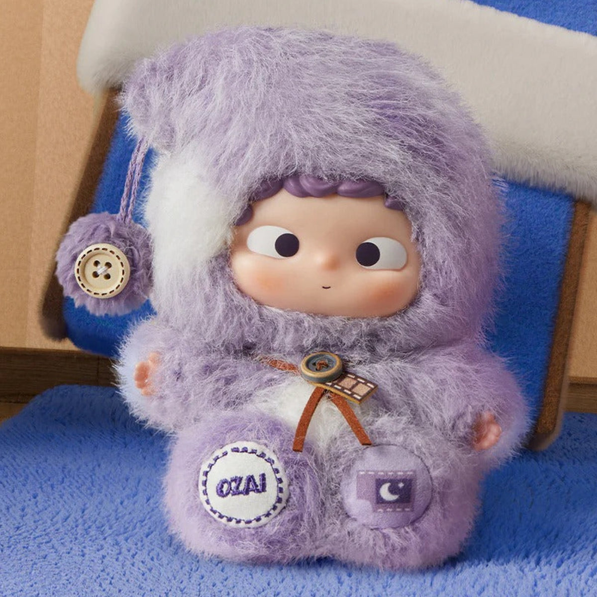 Ozai Framed in Memory Series Plush Dolls Blind Box - Purple hood complete design example; random design not guaranteed