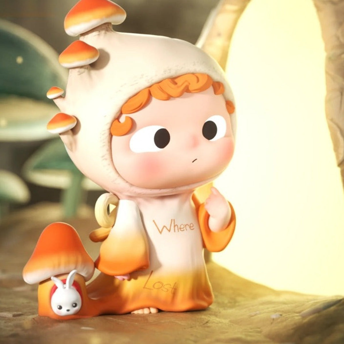 OZAI The Time Way Farer Series Figures Blind Box - Mushroom hood design example; random design not guaranteed