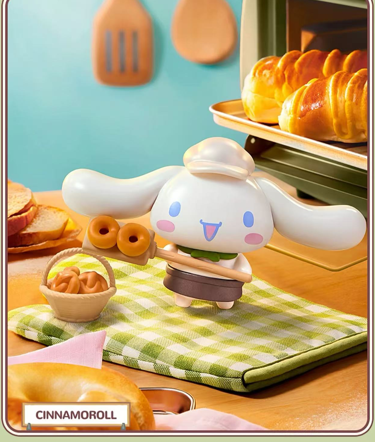 Sanrio Characters Pastry Chef Cinnamoroll pastry chef design; one random blind box, pictured character(s) not selectable, scene props not included