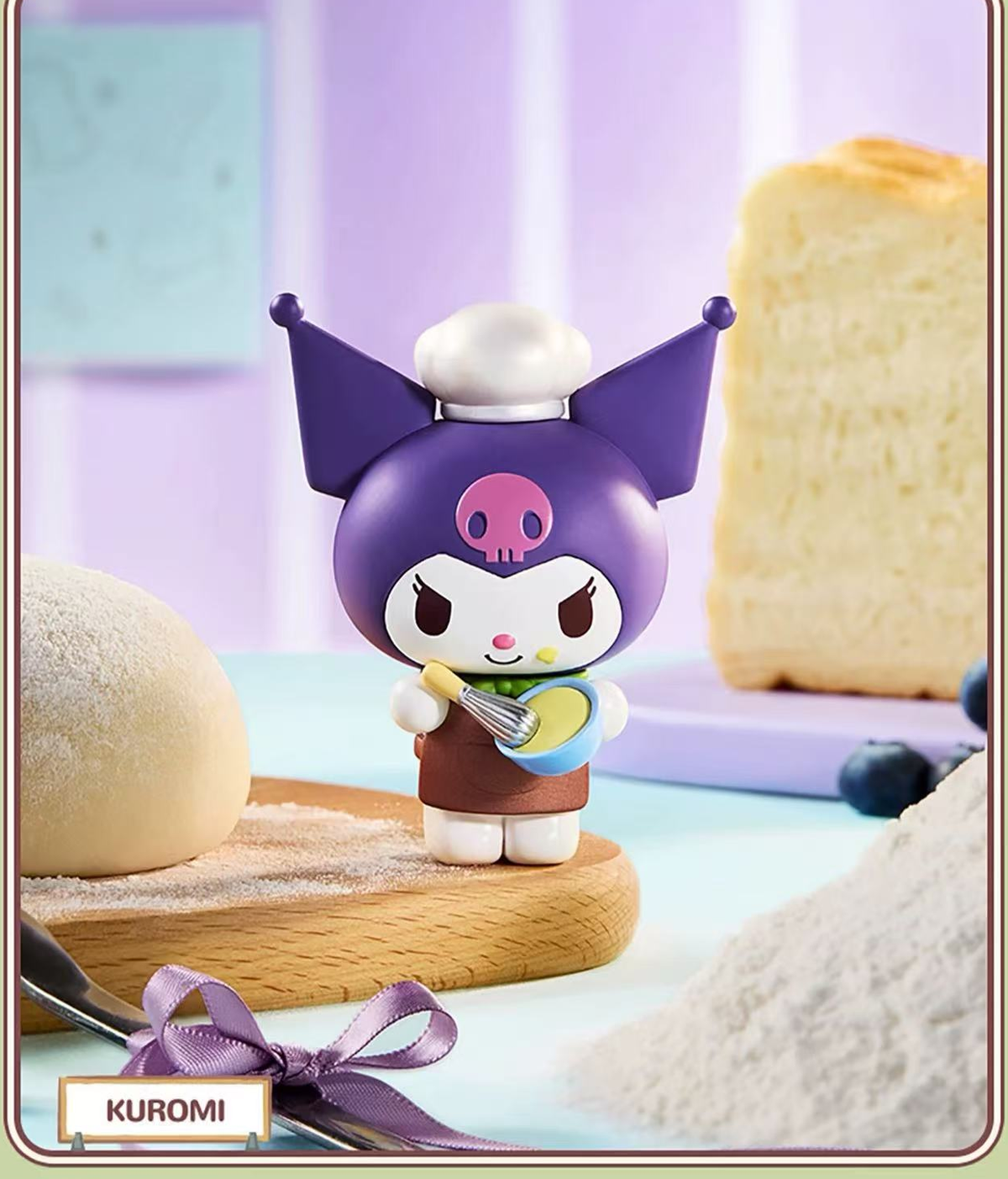 Sanrio Characters Pastry Chef Kuromi pastry chef design; one random blind box, pictured character(s) not selectable, scene props not included