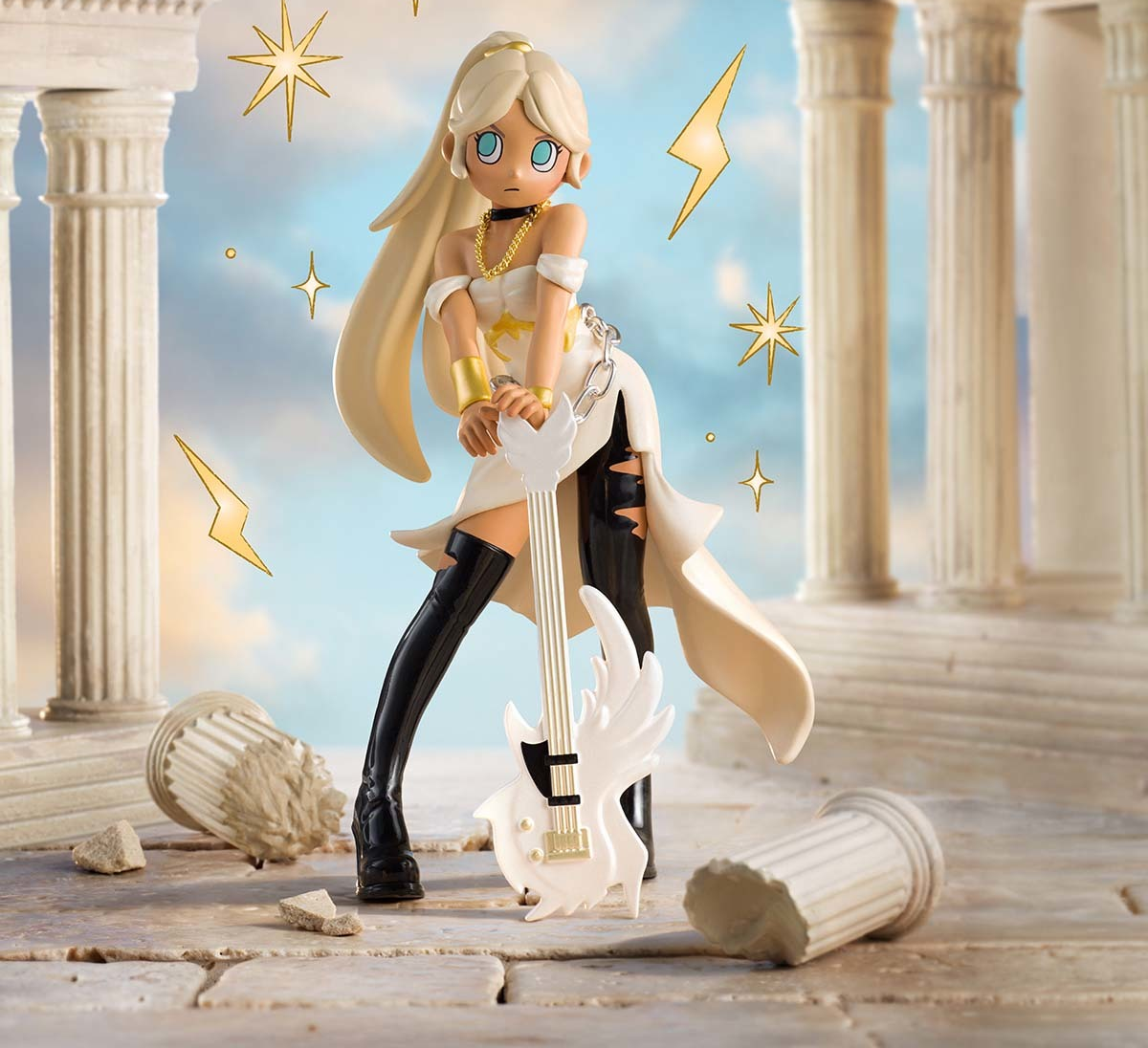 Peach Riot Power Chords Poppy The Guardian scene; scene props not included