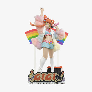 Peach Riot Rainbow Riot Gigi figurine - front view of the fixed single character